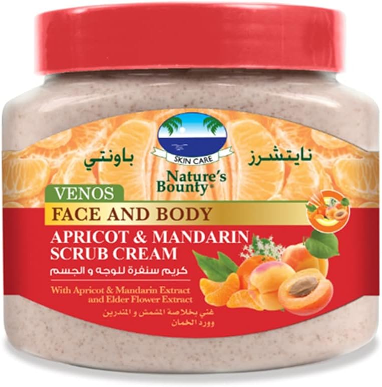 Venos Apricot Scrub & Elder Flower 600g