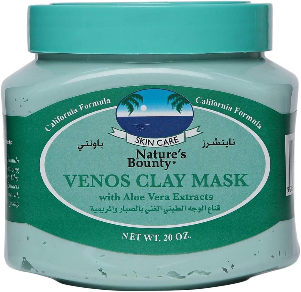 Venos Clay Mask Aloe Vera 20oz