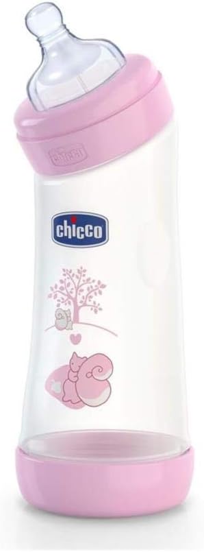 Chicco Baby Bottle Silicone Regular M+0 For Girl 250ml