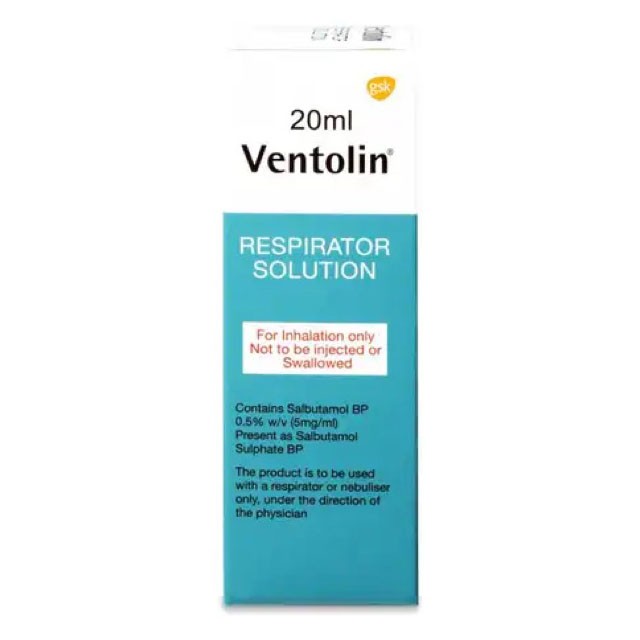 Ventolin Respirator Solution 0.5% 20ml