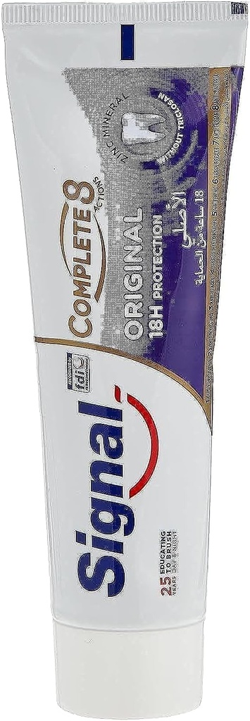 SIGNAL TOOTHPASTE COMPELET 8 ORIGINAL 75ML