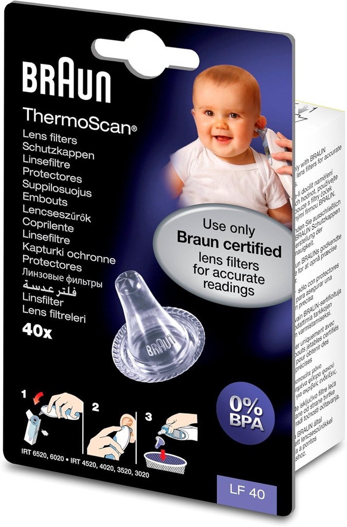 Braun Thermoscan Hygiene Cap 40 pcs