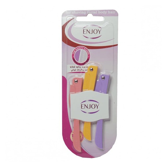 Enjoy Razor for Shaving Facial Body Hair 3pcs