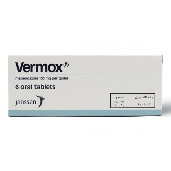 Vermox 100mg Tablets 6