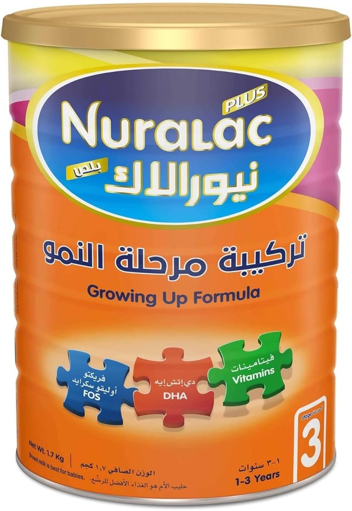 Nuralac Growing Up Milk Stage 3 1700 gm