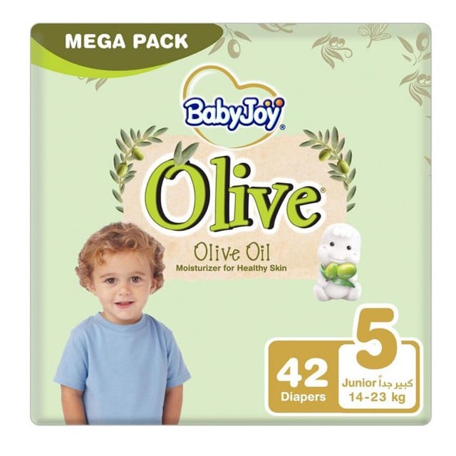 BabyJoy Olive Diapers Size 5 Junior Mega Pack 3*42 ,24344