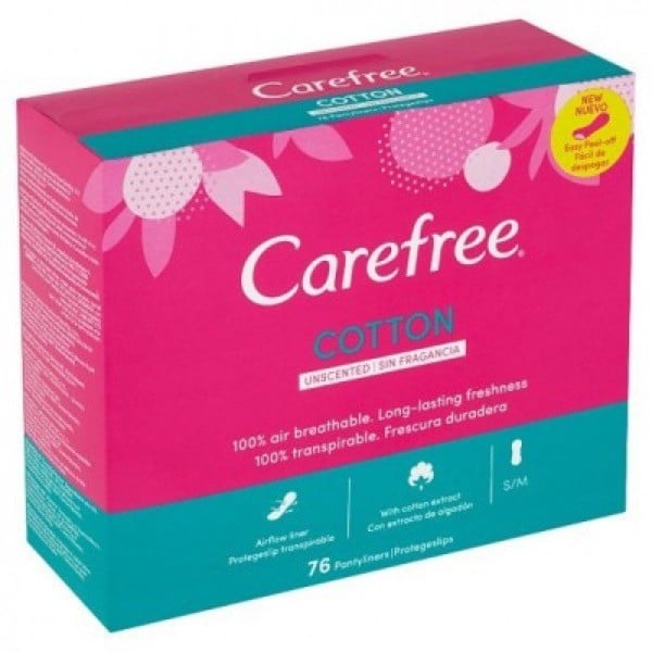 Carefree Normal With Cotton Mega Pack 76s
