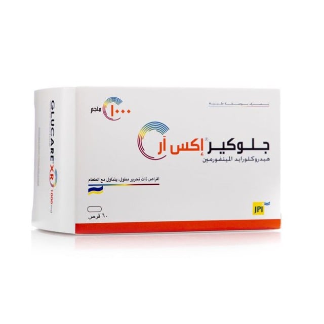 Glucare Xr 1000mg Tablets 60