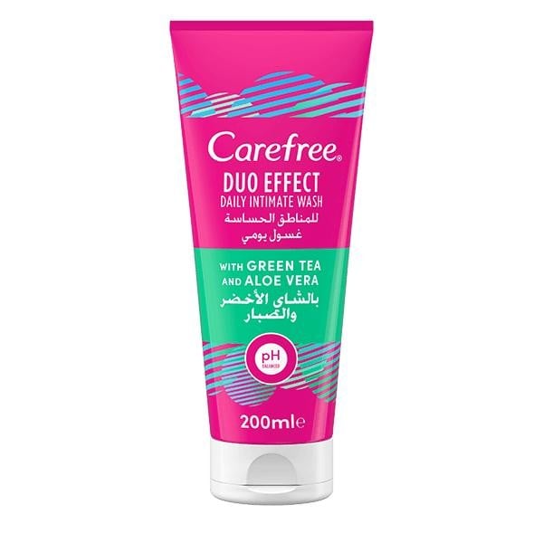 Carefree Daily Intimate Wash Green Tea Aloe Vera 200ml