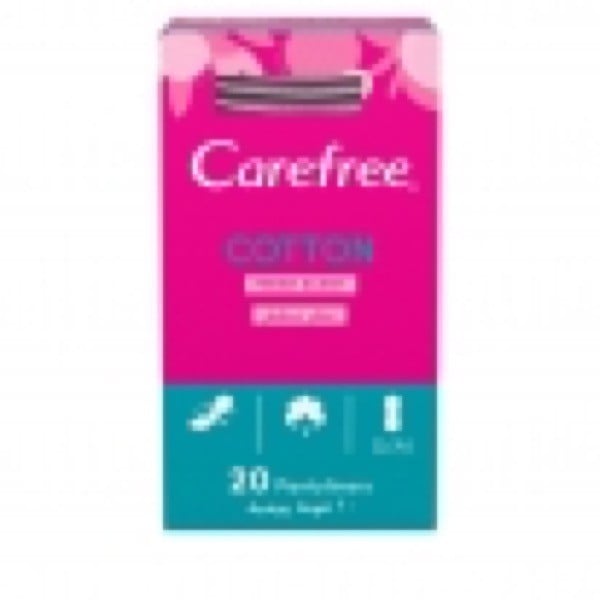 Carefree Fresh Cotton Liners 76 pcs