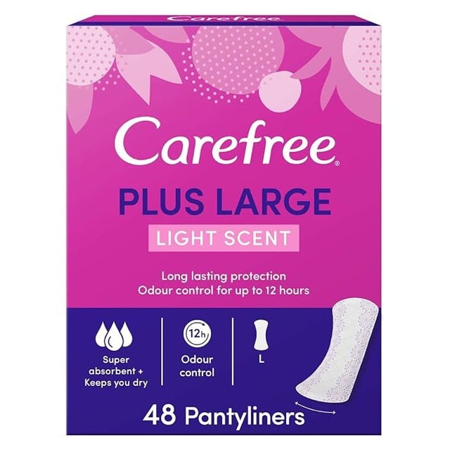 Carefree Plus Large Liners 64 pcs