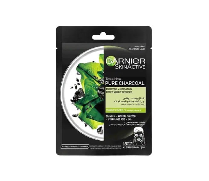 Garnier Hydra Bomb Pure Charcoal Purifying & Hydrating Tissue Mask