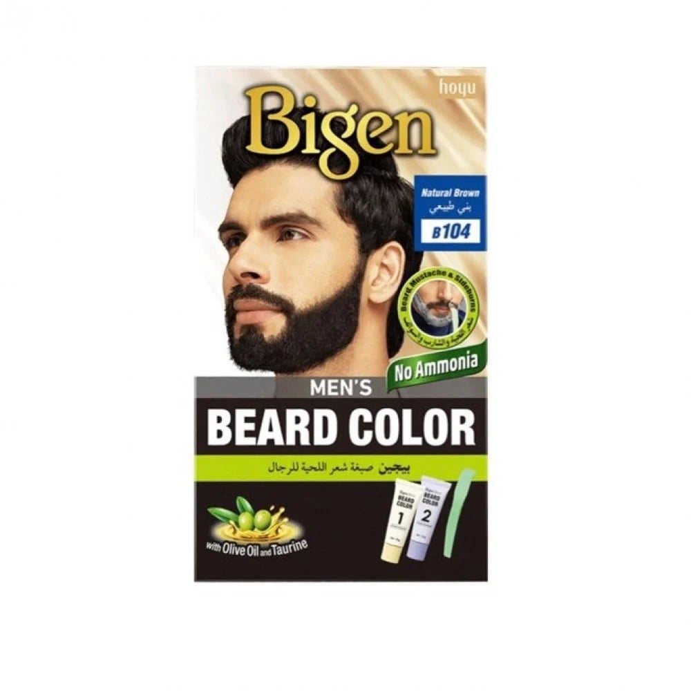 BIGEN MENS BREAD B104 NATURAL BROWN