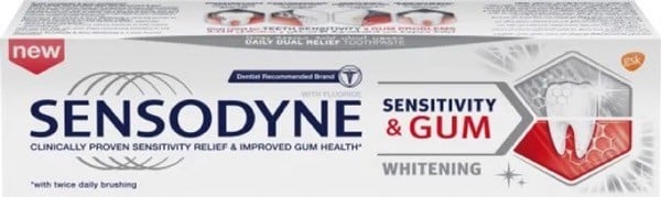 Sensodyne Sensitivity & Gum Whitening Toothpaste 75ml