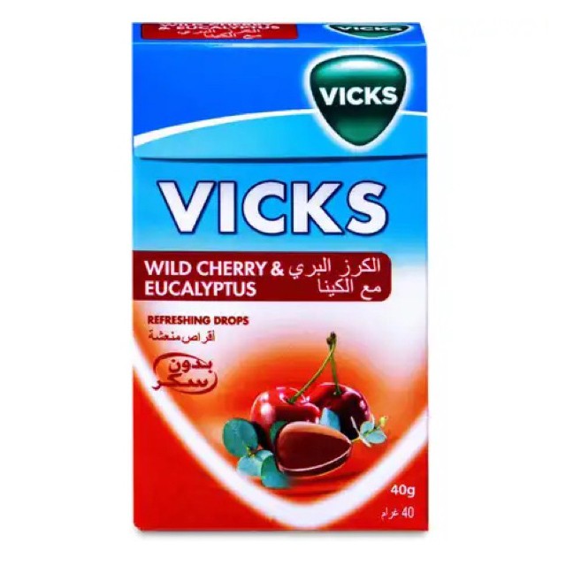 Vicks Drops Cherry 40g