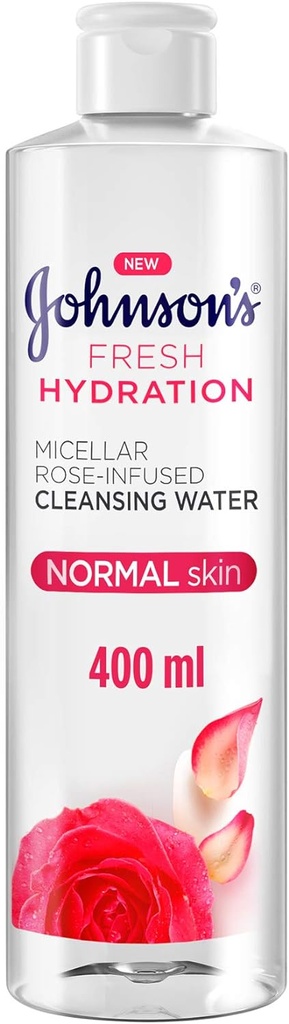JOHNSONS FRESH HYDRATION ROSE CLEANSING WATER