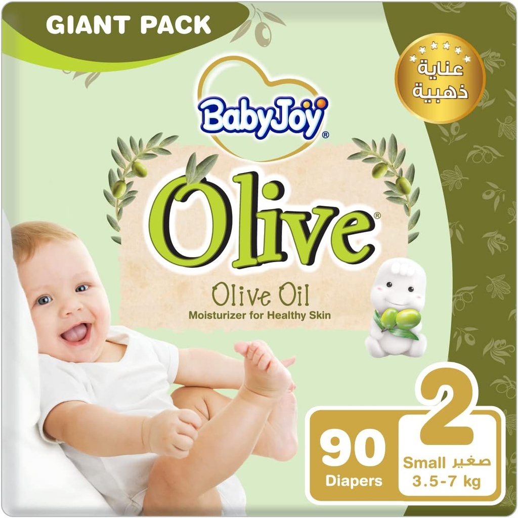 BabyJoy Premium Diapers Size 2 3-6kg Triple Pack3*90