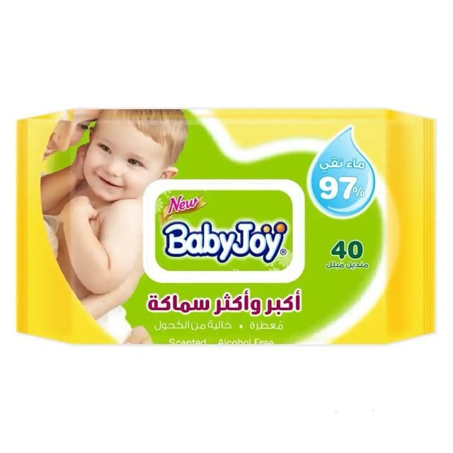 BabyJoy Thick Wet Wipes Scented 40 pcs