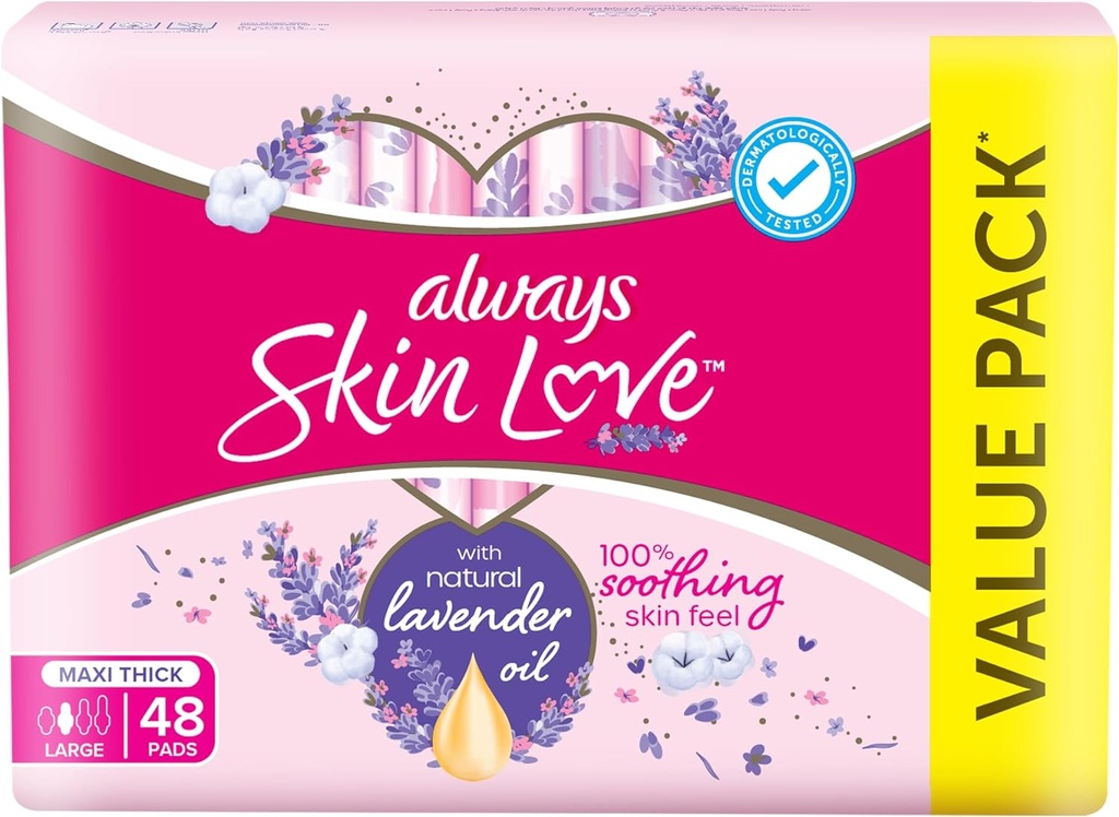 Always Pink Large with Wings 192 Pads