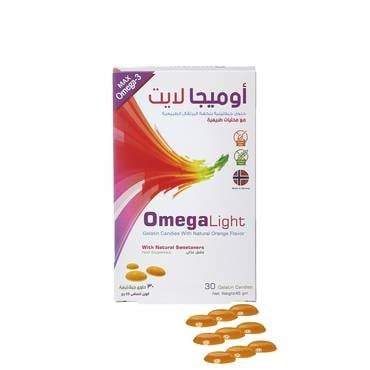 Omega Light Gelatin Candies 30