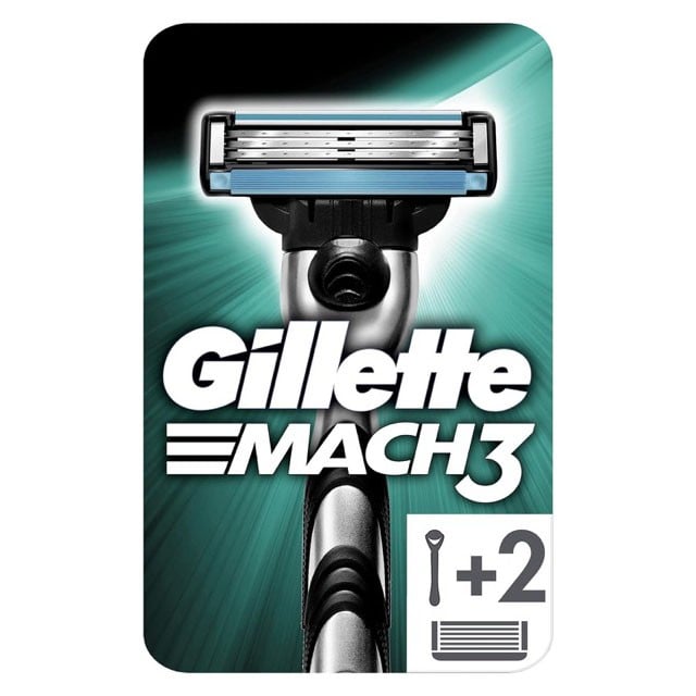 Gillette Mach3 Razor Blades 2 Cartridges