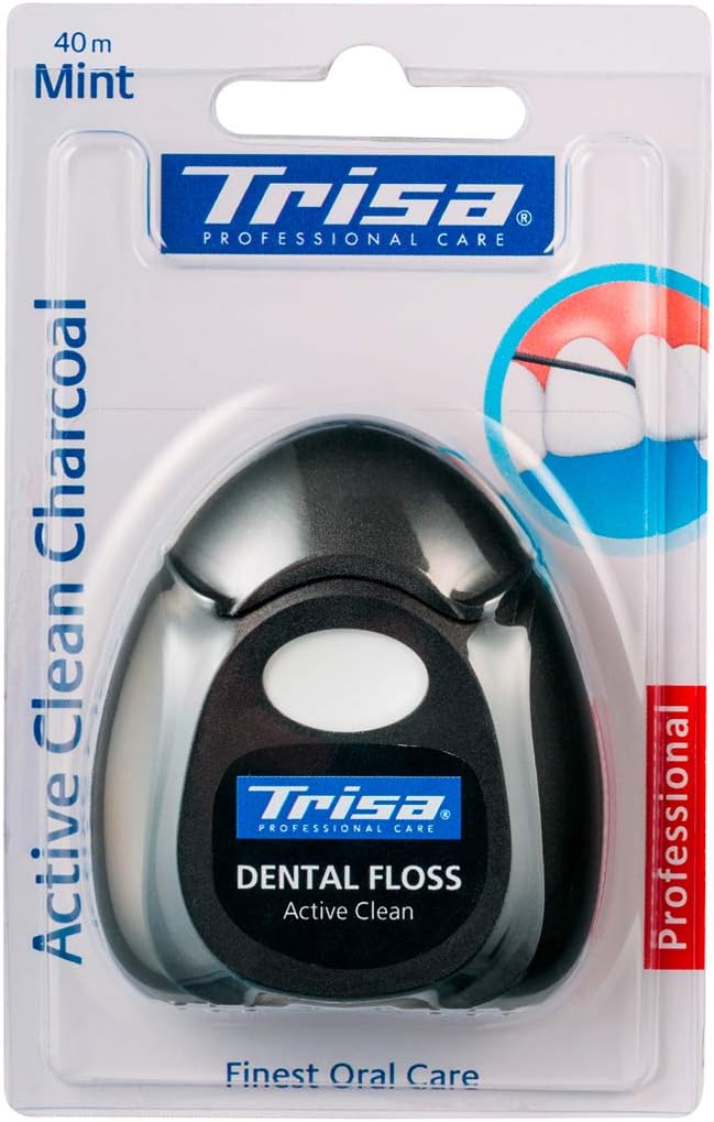 Trisa Dental Floss Black 40m