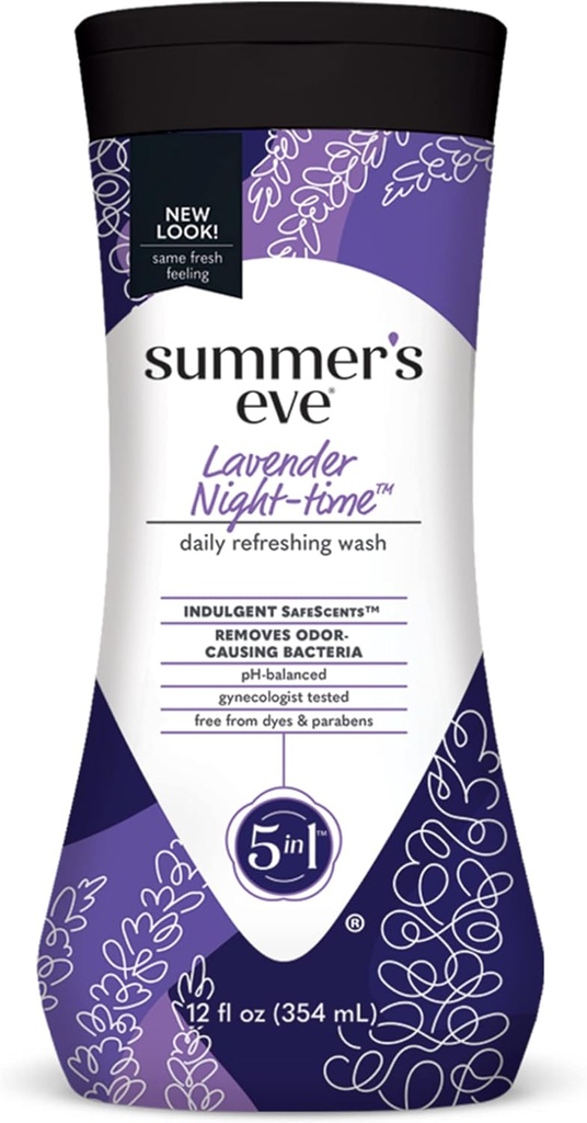 Summers Eve Lavender Night Wash 354ml