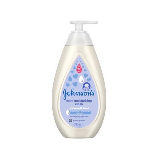 JOHNSONS EXTRA MOISTURISING WASH 500ML