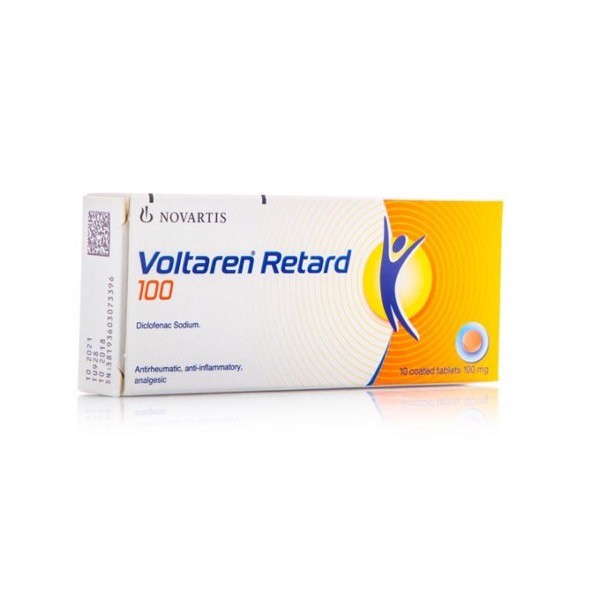 Voltaren Retard 100mg Tablets 10