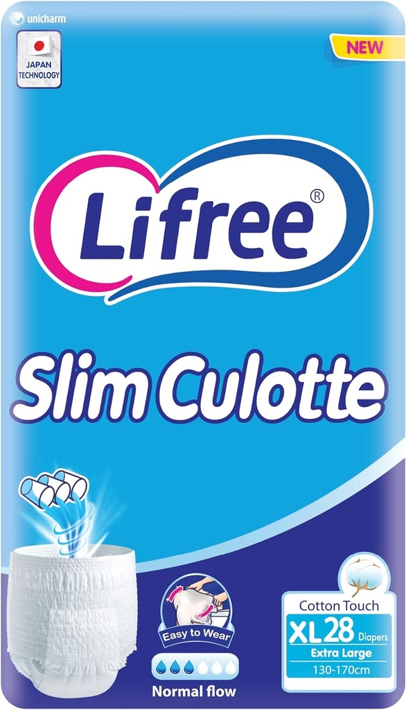 Lifree Culotte Adult Diapers XL 28 pcs