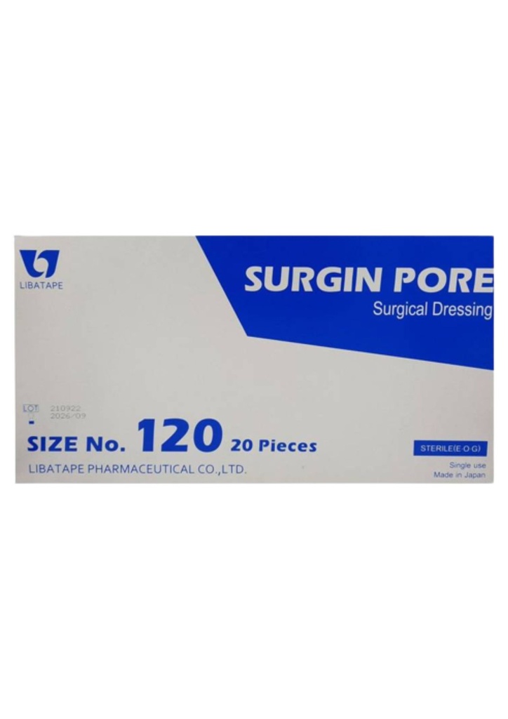 Surgin Pore Size 120*20 Pieces