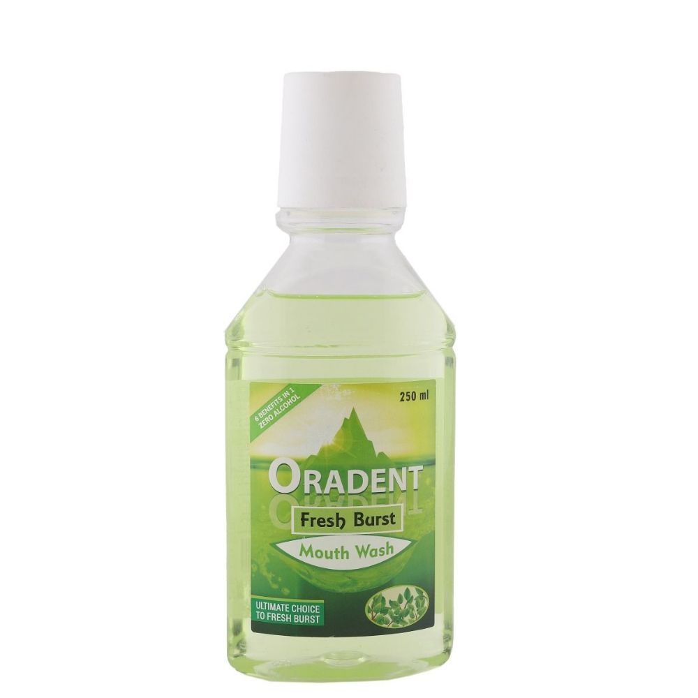 Oradent Fresh Burst Mouth Wash 250ml