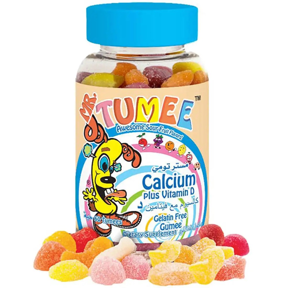 Mr.Tumee Calcium Plus Vitamin D 60 Gummies