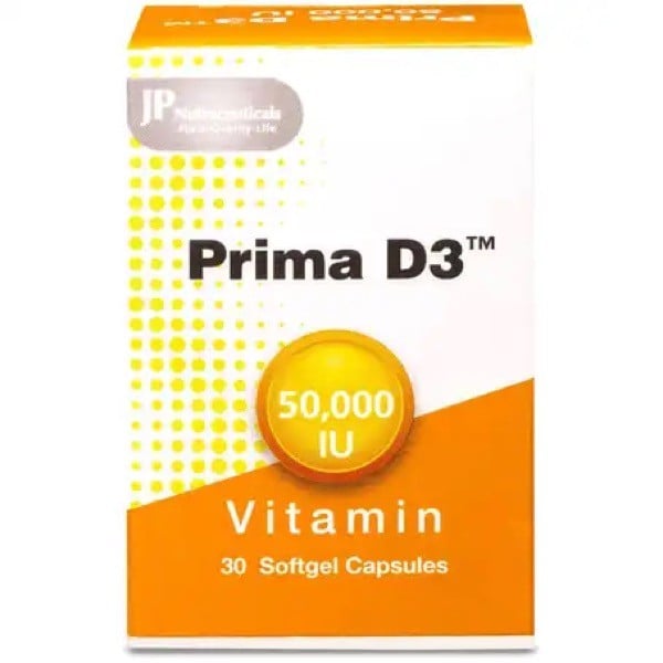 Prima Vitamin D3 50000iu Softgels 30