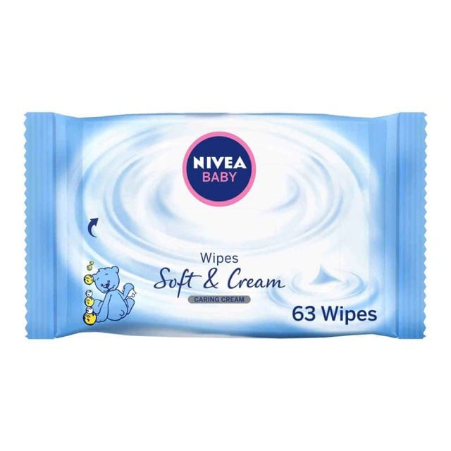 Nivea Baby Mild Cream Wipes 63 wipes