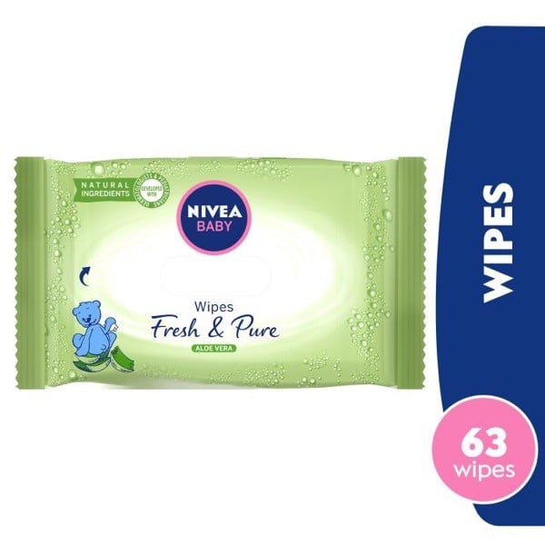 Nivea Baby Aloe Vera Wipes 63 wipes