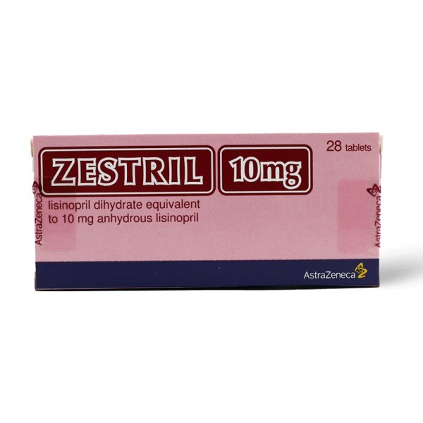 Zestril 10mg Tablets 28