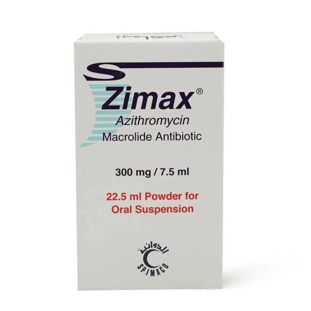 Zimax Suspension 300mg/7.5ml 22.5ml