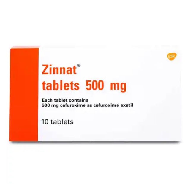 Zinnat 500mg Tablets 10