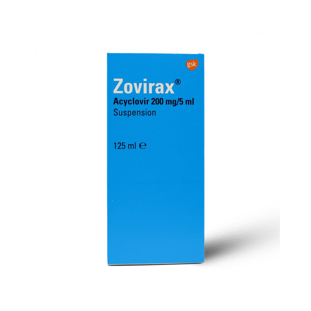 Zovirax 200mg/5ml susp 125ml