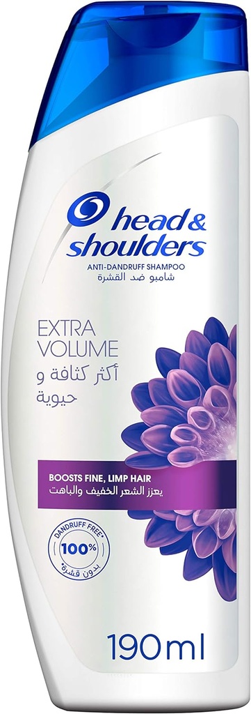 Head & Shoulders Extra Volume Shampoo 190ml