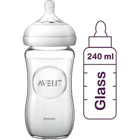 Philips Avent Natural 2.0 Feeding Bottle Glass 240ml