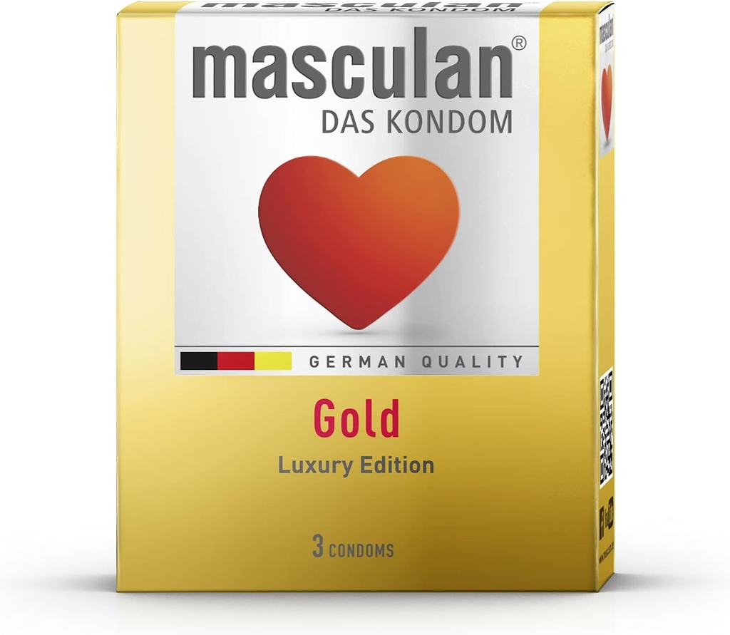 Masculan Gold Condoms 3pcs