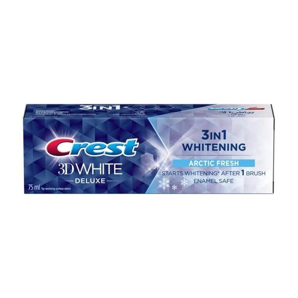 Crest 3d White Deluxe Toothpaste 25% Extra 150ml