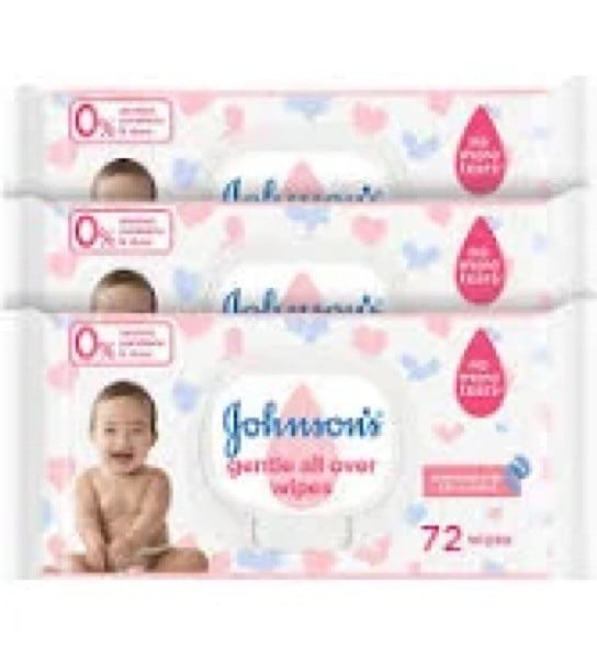 J.B Gentle All Over Wipes 2+1 Value Pack