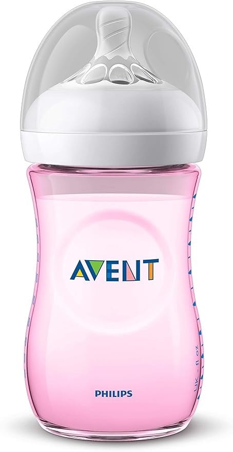 Philips Avent Natural 2.0 Feeding Bottle Pink 260ml x2