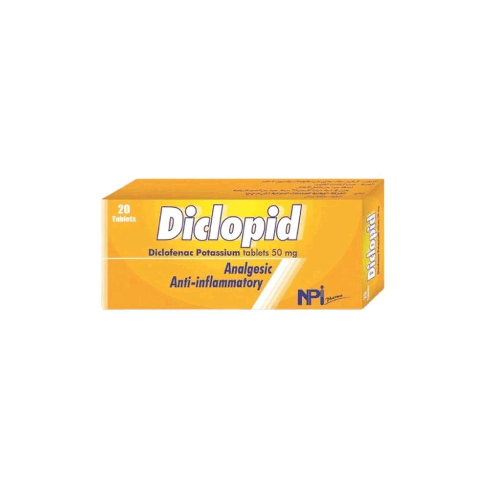 Diclopid 50mg Tablets 20