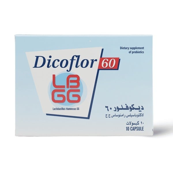 Dicoflor Probiotic 60mg Capsules 10