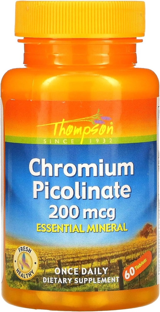 Thompson Chromium 200mcg Capsules 60