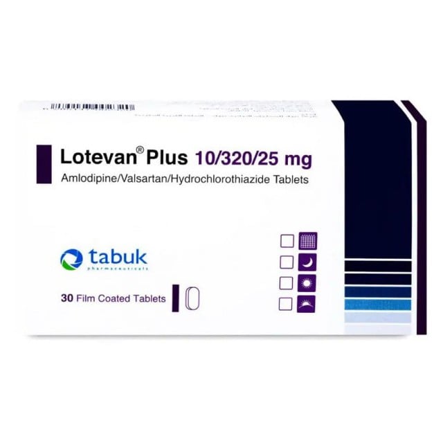 Lotevan Plus 10mg/320mg/25mg Tablets 30